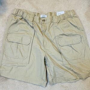 Croft & Barrow Tan Cargo Shorts for Men